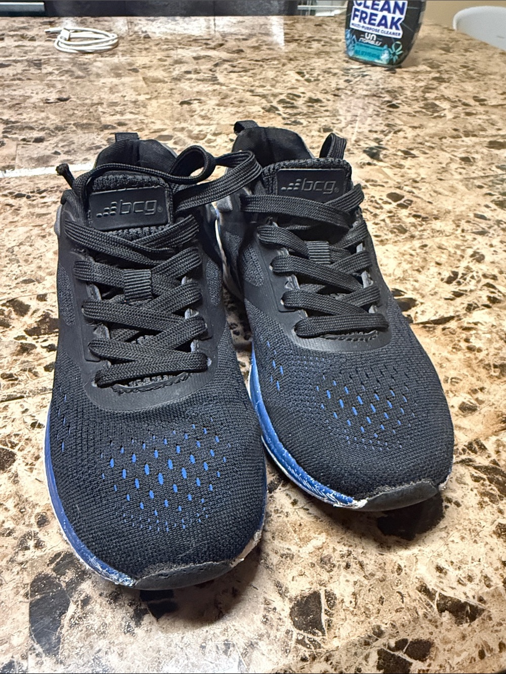 bcg Black and Blue Kids Sneaker